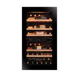 AVINTAGE Vinoteca empotrable AVI105PLATINUM. Negro. 52 botellas.