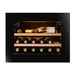 AVINTAGE Vinoteca empotrable AVI45PLATINUM. Negro. 21 botellas.