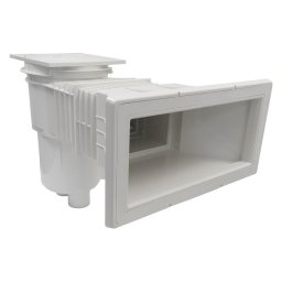 Skimmer 17,5L boca ancha alargo tapa cuadrada piscina hormigón AstralPool