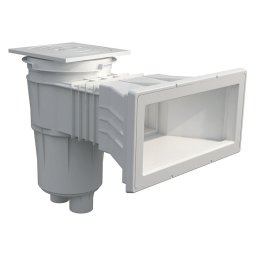 Skimmer 17,5L boca ancha tapa cuadrada piscina liner AstralPool - Blanco