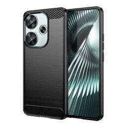 Max Power Digital Funda Fibra De Carbono Para Xiaomi Poco F6 Antigolpes Silicona Negra