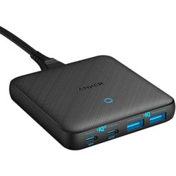 Anker PowerPort Atom III Dispositivo de Carga Multicargador 65W Negro