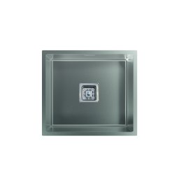 EDESA Fregadero bajo encimera MAKALU BE 45X40 1C R-10. 950270031. Una cubeta, Inoxidable, acabado acero. Para mueble de 60 cm