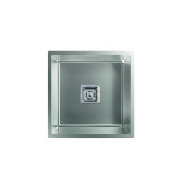 EDESA Fregadero bajo encimera MAKALU BE 40X40 1C PLUS R.-10. 950270033. Una cubeta, Inoxidable, acabado acero. Para mueble de