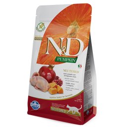 Farmina N&D Adultos Esterilizados Calabaza, Codorniz y Granada - 5 kg