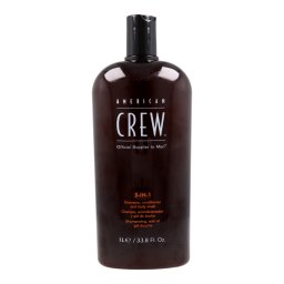 American Crew 3 In 1 ChampÃº Acondicionador And Body Wash 1000 Ml