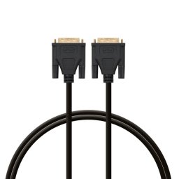 PcCom Essential Cable DVI Macho a DVI Macho 2m Negro