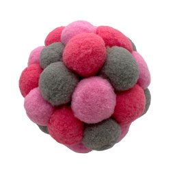 Pelota Aumüller Pink Plush juguete para gatos - 1 unidad