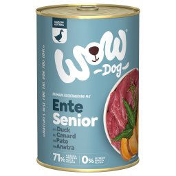 WOW Senior con pato comida húmeda para perros 400 g 12 x 400 g