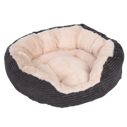 Cama Cozy Cord para mascotas - 63 x 53 x 15 (L x An x Al)