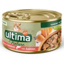 Ultima Nature paté para gatos 18 x 85 g - Salmón