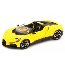 BUGATTI W16 Mistral 2023 Yellow - Bburago Escala 1:18 (11051Y)