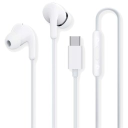 Xiaomi Type-C Earphones Auriculares con Cable Tipo-C Blanco