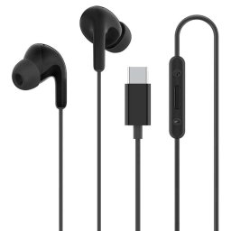 Xiaomi Type-C Earphones Auriculares con Cable Tipo-C Negro