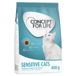 Concept for Life 400 g ¡precio especial! - Sensitive Cats