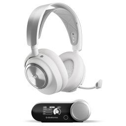 SteelSeries Arctis Nova Pro Wireless Auriculares Gaming Inalámbricos PC/PS5/Switch Blancos