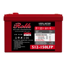 Batería LiFePo4 Rolls S12-150LFP 12V 150Ah