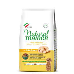 Natural Trainer Dog Adult Small & Toy con pollo - 2 kg