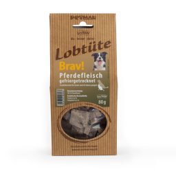 Petman Brav! snacks liofilizados de carne de caballo - 80 g