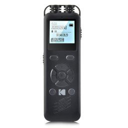 Kodak VRC250 Grabadora de Voz Digital 8GB MP3 Mini-Jack 3.5mm Negra