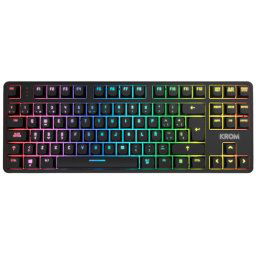 Krom Kernel PRO TKL RGB Teclado Mecánico Inalámbrico Bluetooth Switch Outemu Red Negro