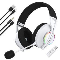 Blackfire BFX-W100 Pro Auriculares Gaming Dual Wireless para PS5 Blancos