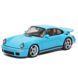 PORSCHE RUF CTR Anniversary 2017 Bavaria Sky Blue - Almost Real Escala 1:18 (ALM880302)