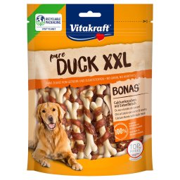 Vitakraft Bonas pure DUCK XXL huesos para perros - Pack % - 2 x 200 g