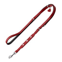 Correa ajustable HUNTER Love roja para perros - 200 x 1,8 cm (L x An)