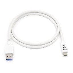 CABLE USB 3.2 A USB-C MACHO BLANCO 3m