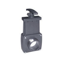 Válvula de guillotina PVC Cepex roscar macho x espiga