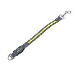 Nomad Tales Spirit extensión para correa USB led, amarillo neón y gris - Talla S/M: aprox. 39 cm (L)