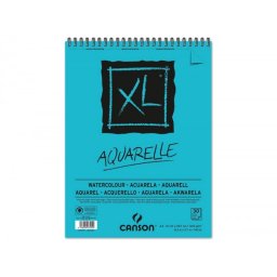 Bloc dibujo acuarela canson xl aquarelle grano fino din a3 microperforado espiral 29,7x42 cm 30 hojas 300 gr/m2