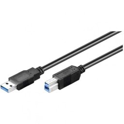 Goobay Cable Impresora USB 3.0 Tipo A/B Macho/Macho 50cm Negro