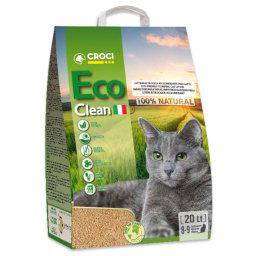Croci Eco Clean arena ecológica para gatos - 20 l (aprox. 8,2 kg)