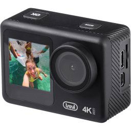 Trevi GO 2550 4K Cámara de Acción Deportiva 4k Wifi con Carcasa Subacuática 30m