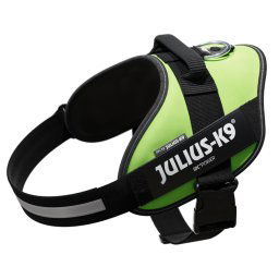 Arnés Julius-K9 IDC® Power verde neón para perros - XL: 71 - 96 cm de contorno de pecho