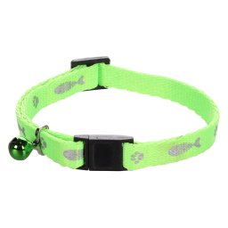 Collar Ziggi Flamingo para gatos - verde neón