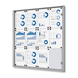 Vitrina económica para 12 DIN A4