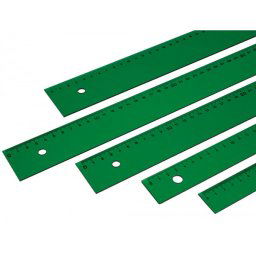 Regla faber castell 100 cm plastico verde