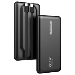 Cool Batería Externa Universal Power Bank 10.000mAh PD 22.5W (2 Cables) Negro