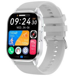 Cool Delta Reloj Smartwatch (AMOLED, Llamadas, Salud, Deporte) Silicona Gris