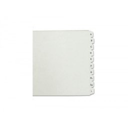 Separador alfabetico multifin 3003 plastico cuarto apaisado 20 pestañas 215x155 mm
