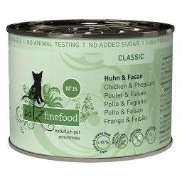 catz finefood en latas 12 x 200 g - Pack Ahorro - Pollo y faisán
