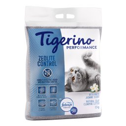 Tigerino Performance Zeolite Control arena aglomerante Ambi Pur Freshness flor de jazmín - 12 kg