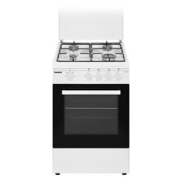 Corberó CCSF45020BW Cocina de Gas Butano 4 Zonas + Horno Blanca