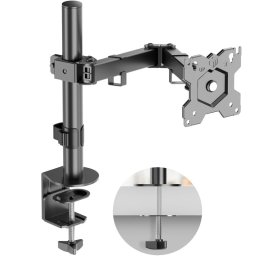 Onkron D121E-B Soporte Monitor 34" Max 8Kg VESA 100x100 Soporte Vertical Negro