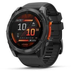 Reloj Garmin Fēnix 8 AMOLED 51mm GPS Multideporte 32GB Negro Sumergible 40m Wi-Fi