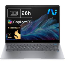 HP OmniBook X 14-fe0008ns Qualcomm Snapdragon X Elite X1E-78-100/16GB/1TB SSD/14" Táctil