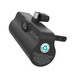 Power Bank Muvit For Change 5000 Mah USB-C PD 20W Integrado Negra